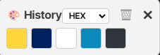 Color History Panel