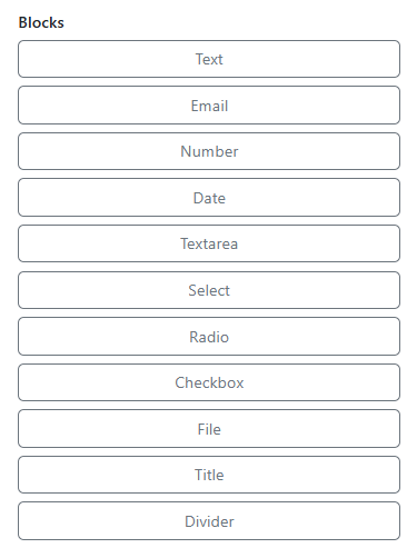 FormBuilder builder UI