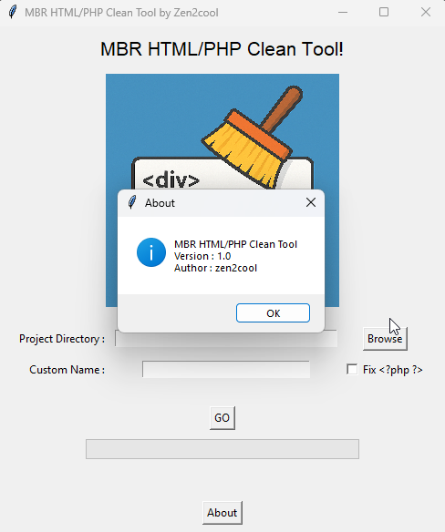 MbrCleanUp Interface